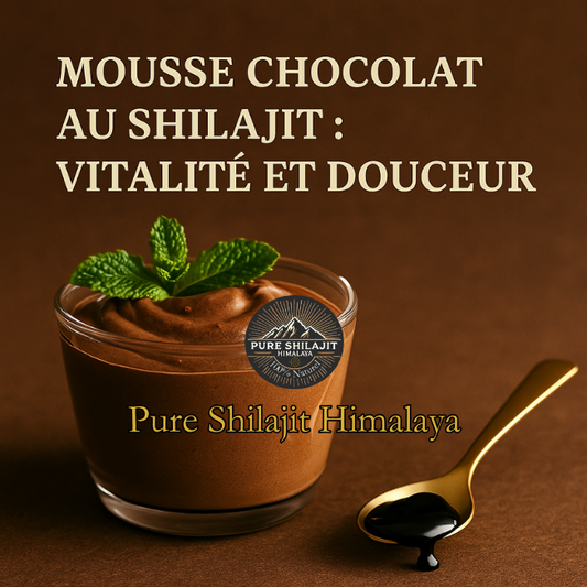 Shilajit et cacao cru : un duo énergétique gourmand