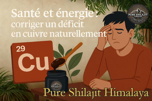 Santé et énergie : corriger un déficit en cuivre naturellement
