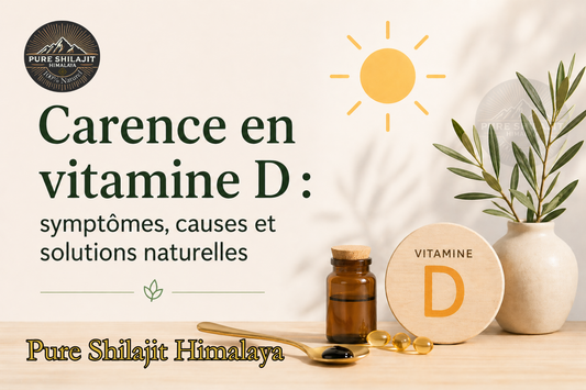 Carence en vitamine D : l'aide du Shilajit contre les symptômes