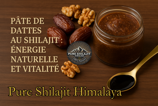 Pâte de dattes au Shilajit : énergie naturelle et vitalité