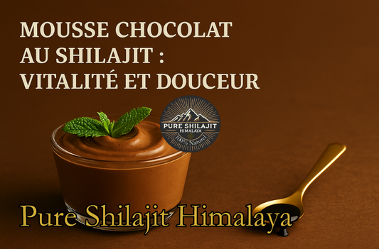 Shilajit et cacao cru : un duo énergétique gourmand