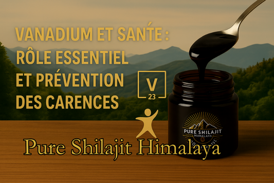 Vanadium et santé : rôle essentiel et prévention des carences