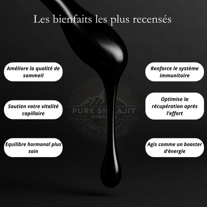 Résine pure de Shilajit naturel 30g