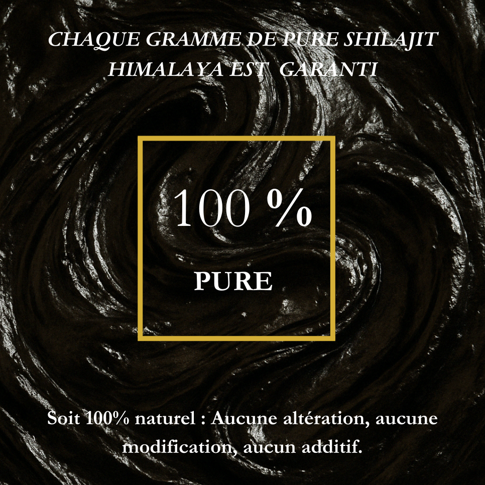 Résine pure de Shilajit naturel 30g