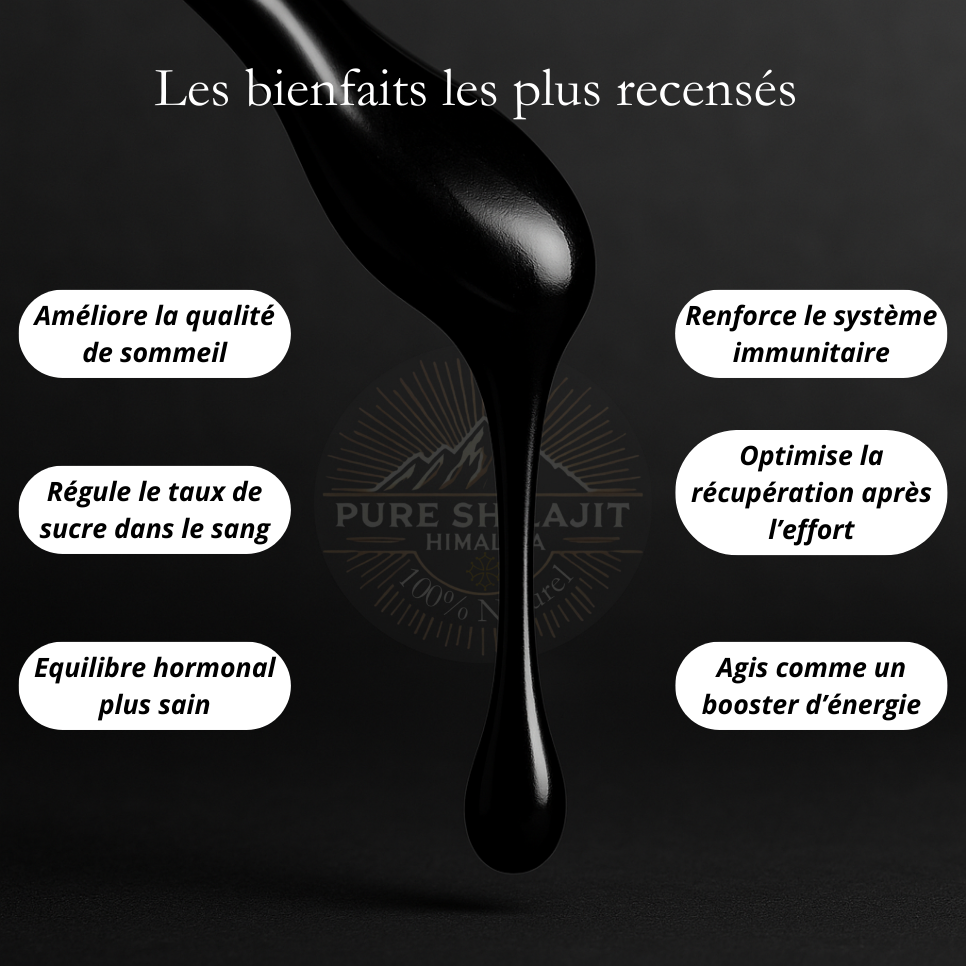 Résine pure de Shilajit naturel 30g