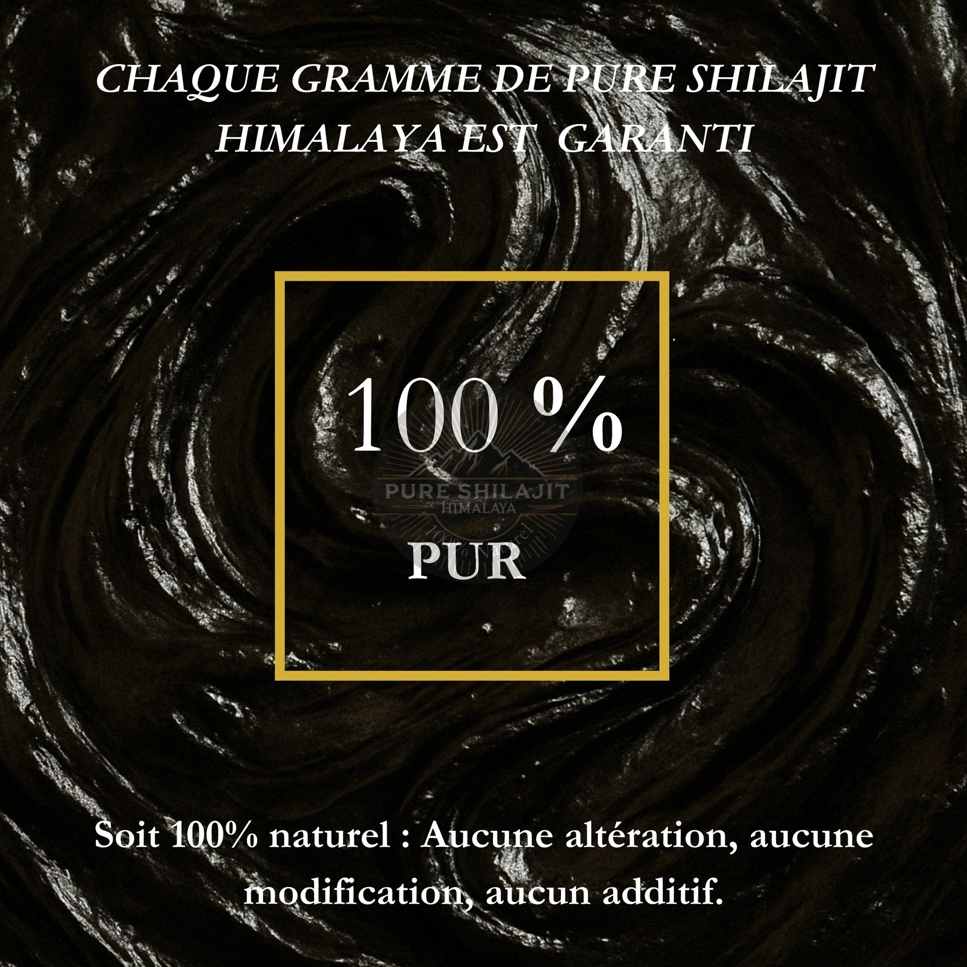 Notre Shilajit est garanti 100% pur et 100% naturel, aucune altération, aucune modification et aucun aditif.