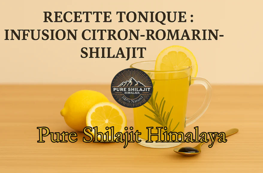 Recette Infusion Citron Romarin Shilajit